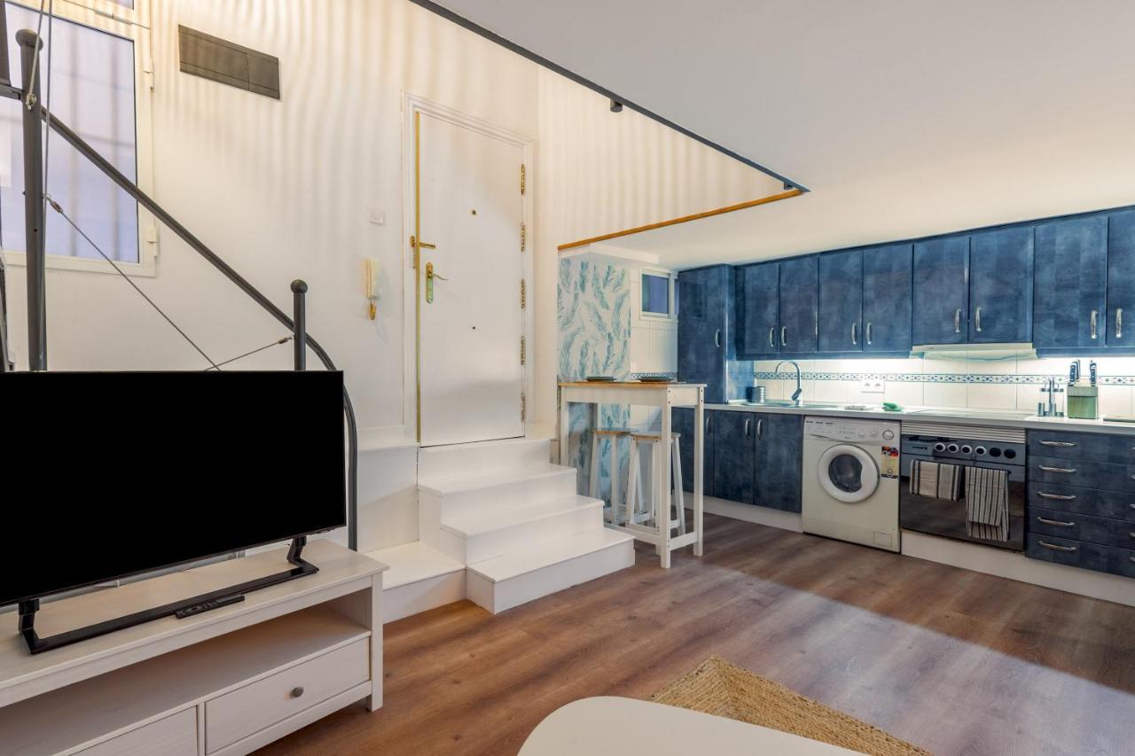 1 Bedroom 1 Bathroom Furnished - Lavapies - Duplex Madrid Exteriér fotografie